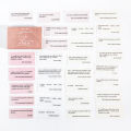 RHS Online 60PCS A Piece Of Paper And A Sentence Series Note Material Paper DIY Album Journaling Planner Diary Crafts Scrapbooking. 