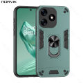 With Rotating Bracket Phone Case For Tecno Spark 10C/Spark 10 Anti-Fall Shockproof Iron holder Armor Man protection Soft Back Cases Cover.