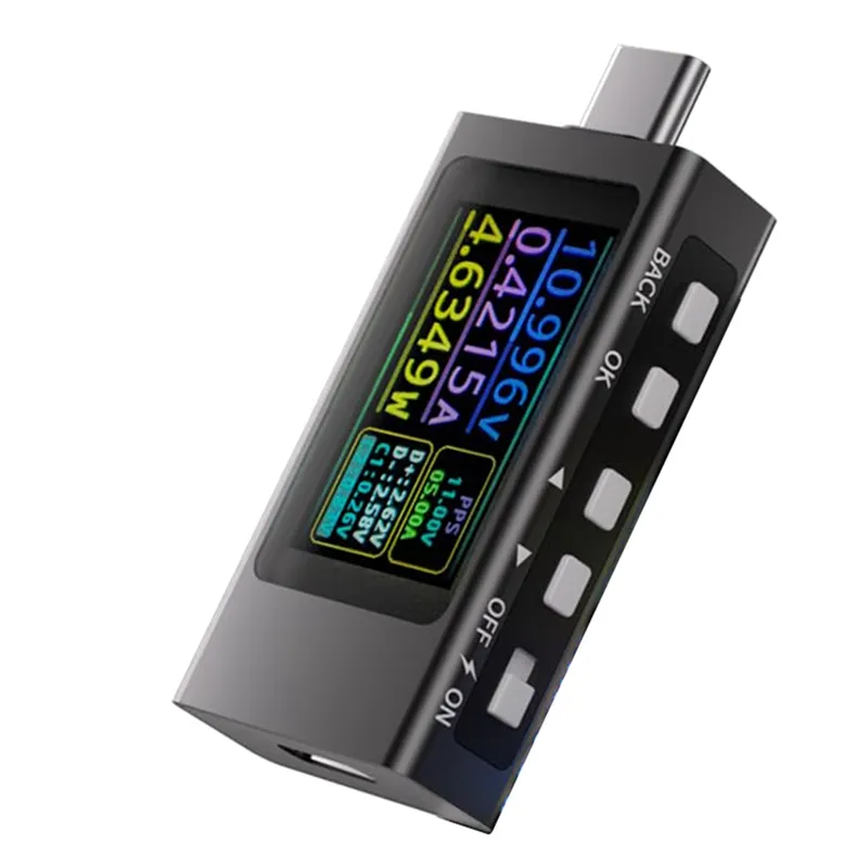 USB Type-C Voltmeter Multimeter – 1,54 Zoll Farbdisplay – Spannung/Strom/Kapazität – QC2.0/3.0 USB Type-C Voltmeter Multimeter – 1,54 Zoll Farbdisplay – Spannung/Strom/Kapazität – QC2.0/3.0