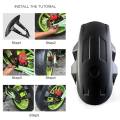 Universal Motorcycle Tyre Guard/ Mudguard for rear / All Bike Mudguard / Tyer gurad. 