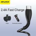 Awei CL-115T Data Cable for Type-C 2.4A Fast Charging Cable. 
