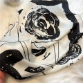 2024 Fashion Luxury Brand 70cm Silk Square Scarf Women Satin Neck Tie Female Hair Bandana Headkerchief Shawl Wrap Hijab Echarpe.