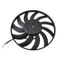 Right Small Auxiliary Radiator Cooling Fan Assembly.