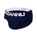 (1 Pieces) ADANNU Sport Cotton Underwear Men Jockstrap Briefs U Convex Men Underpants Male Panties Patchwork Mens Innerwear AD127. 