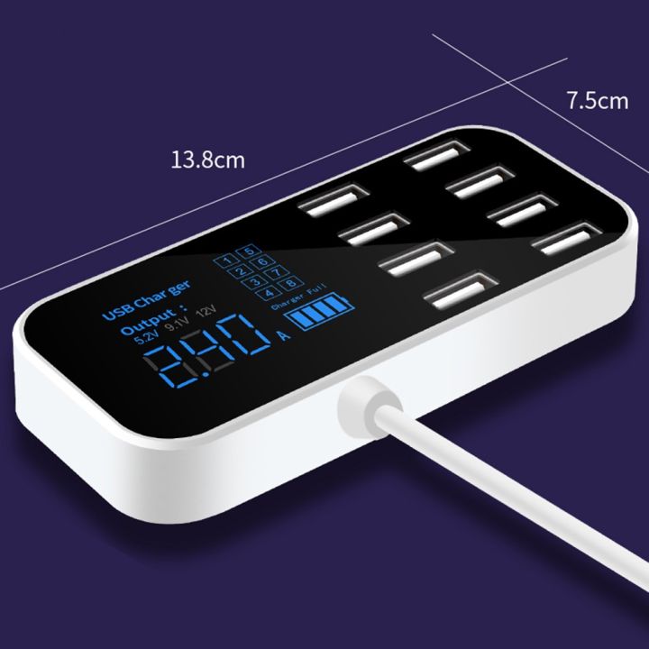 A9S%20Fast%20Car%20Charger%208%20Port%20Multi%20USB%20LCD%20Display%2012V%20Phone%20Charger%20USB%20Hub%20for%20Phone%20Tablets%20DVR%20-%20black%20-%20Image%203