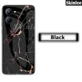 Phone case For VIVO Y18 Back cover Fashion Marble Hard Tempered Glass Protector Soft Silicone Cover For Vivo Y18 Cover cases. 