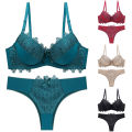 【Heartbeat Girl Store】（NEW）Women Up Bra Brassiere Briefs G-string Lace Set. 