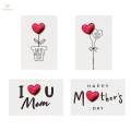 Mother's Day Card Birthday Card for Mom from for New Year Party.
