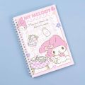 cute 60 Pages A5 Cartoon Sanrio Coil Notebook Mymelody Kuromi Cinnamoroll Journal Notebook Kawaii Diary Sketchbook Office Accessories birthday gift.