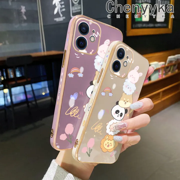 Chenyyka%20For%20Samsung%20galaxy%20A04%20M04%20F04%20A04E%20A03%20Core%20A03S%20Case%20Cartoon%20Cute%20Animal%20Luxury%20Plating%20Side%20Edge%20Pattern%20Shockproof%20Phone%20Cases%20Soft%20Silicone%20Square%20Camera%20Lens%20Protection%20Cover%20-%20Image%203