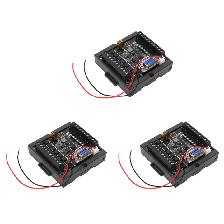 3X Programmable Controller FX1N-20MT PLC Module Regulator Industrial Control Board DC24V Programmable Logic Controller