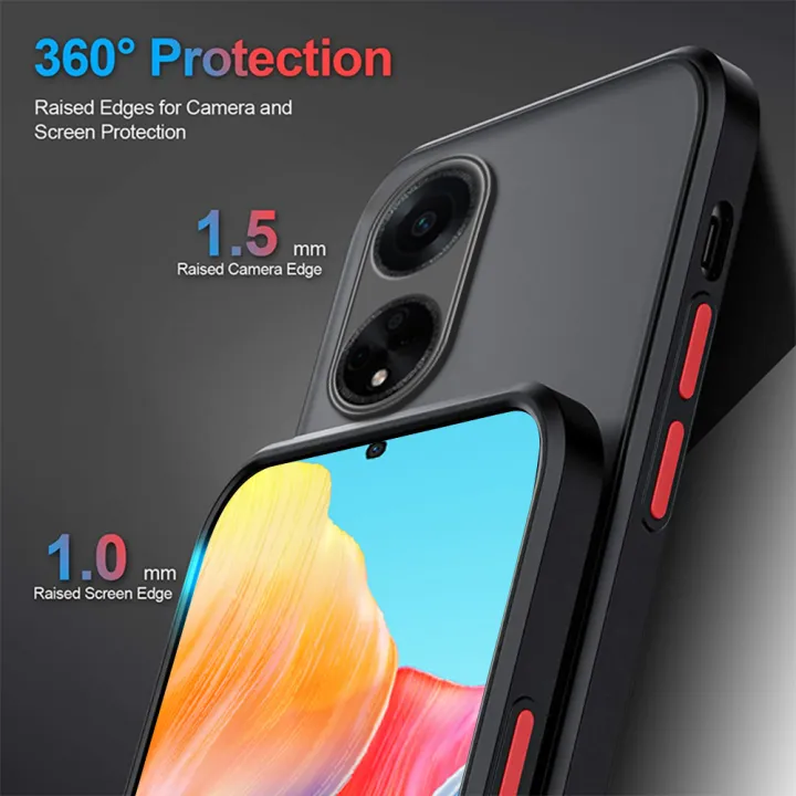 OPPO%20A18%204G%20Case%20Cover%20On%20Orro%20Opo%20Appo%20A38%20Capas%20Shockproof%20Phone%20Back%20Bumper%20Matte%20Translucent%20Coque%20For%20OppoA18%20A%2018%204G%206.56%20-%20Image%205