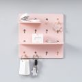 【Shop the Look】 DIY Wall Hanging Pegboard With Hooks Plastic Hole Board Wall-mounted Shelf Punch-free Wall Organizer Kitchen. 