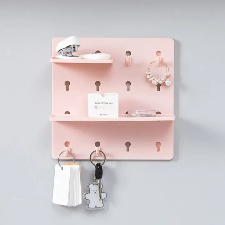 %E3%80%90Shop%20the%20Look%E3%80%91%20DIY%20Wall%20Hanging%20Pegboard%20With%20Hooks%20Plastic%20Hole%20Board%20Wall-mounted%20Shelf%20Punch-free%20Wall%20Organizer%20Kitchen%20-%20Image%204