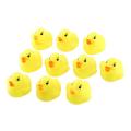 TE Kawaii Cute Cartoon Duck Baby Squeaky Rubber Ducks Bath Water Swimming Toys yellow & red. 