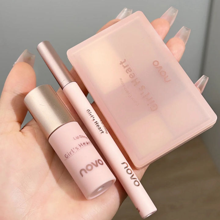 Girls'%20Heart%20Beauty%20Makeup%20Kit%20Female%20Makeup%20Eye%20Shadow%20Lip%20Gloss%20Eyeliner%20Waterproof%20Sweat-proof%20Women%20Cosmetics%20Makeup%20Set%20-%20Image%202