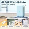 NIIMBOT D110 Thermal Label Maker Smart Label Printer Inkless Portable And Rechargeable for Household/Kitchen/Stationery Life Printers.