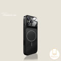 Luxury Matte Frosted Glass Magnetic Protective Cover Compatible For iPhone 17 Pro Max Air 16 17 14 15 13 Pro Max 16 15 Pro Luxury Shockproof Gold Orange Black Phone Case. 