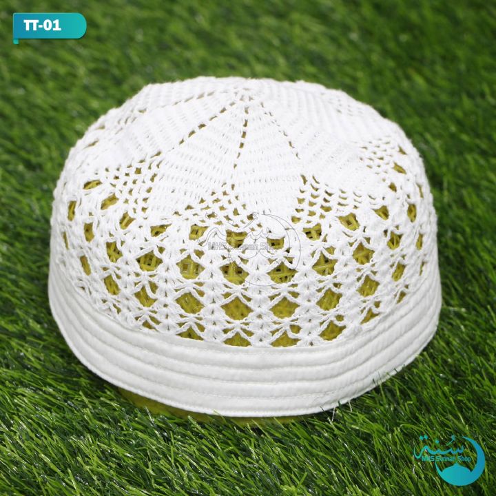 White%20Color%20Beautiful%20Design%20Handmade%20Tahfiz%20Tupi%20For%20Men%20%7C%7C%20Cap%20For%20Men%20%20%7C%7C%20Hat%20For%20Men%20-%20Image%204