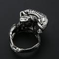 Man Monster Ring Titanium Steel Single Chic Index Finger Ring. 