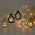 Ramadan Kareem Led Lantern Light Eid Mubarak Ornaments Decoration for Home 2024 Islamic Muslim Party Supplies Eid Al-Fitr Gift. 