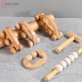 Wooden Massage Roller Portable Massage Tools Face Neck Muscle Relax Head Foot Massager Stick Body Relaxation Beauty Health Care.