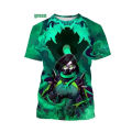 Summer New Game Valorant 3D Print T Shirt Men Women Casual Short Sleeve Cool T-shirt Valorant Harajuku Streetwear T Shirts Tees. 