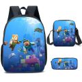 MINECRAFT ELEMENTARY SCHOOL STUDENT SCHOOL BAG MINECRAFT GAME PERIPHERAL BACKPACK ONE PIECE DROPSHIPPING. 