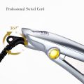 2 In 1 Hair Straightener & Curler Professional 2-Way Rotating Curling Iron Hair Straightening Brush Curling Iron Hair  Styl. 