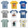 1 2 3 4 5 6 7 8 9 Years Old Kids Boys T-Shirts 100% Cotton Short Sleeve Animals Cartoon Clothes Children Kids Summer Tops TeeS. 