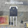 25U20E 2520 DIODE MOSFET 25U20E Transistor 200V 25A TO-3P 3 Pin Leads Diode Switching Power Supply Transistor MOSFET. 