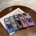 Phone cover Tecno Spark 20 / Spark 20C / Spark 20 Pro / Spark 20 Pro Plus case Back cover Cute Butterfly Stand Luxury Slim Gradient Plating Glitter Girls Phone Case Clear Soft Silicone Protective Cases Pouch. 