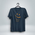 Best Quality Casual Smile T-Shirt for Men - Elevate Your Style with a Cool and Comfortable Wardrobe Essential.