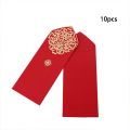 10pcs Hongbao Paper Printing Red Pocket Red Simple Style Chinese Red Envelopes Hard Chinese Traditional Pattern Money Bag Wedding. 
