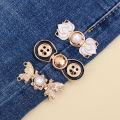 1/5/10Pairs New Sewing-free Metal Butterflies Button Skirt Pants Waist Adjustment Buckle Clothing Decoration Accessories.