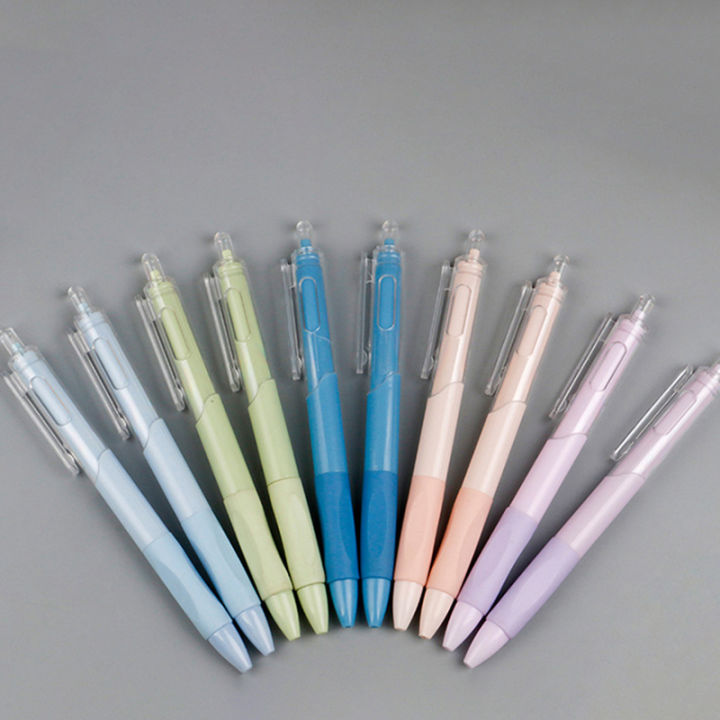 Morandi Color Press Neutral Pen Simple Candy Color Press Black Pen Ins High Profile Level Brush Pen jingu