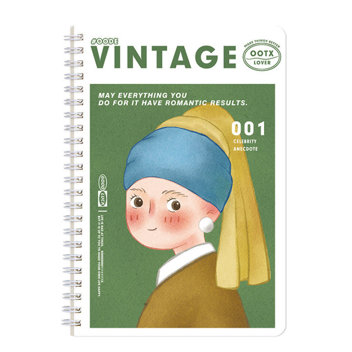 Quartet%20Partner%20Thickened%20Notebook%20StationeryA5Cartoon%20Coil%20Notebook%20Small%20Fresh%20Notebook%20for%20Middle%20and%20High%20School%20Students%20Wholesale%20-%20Image%205