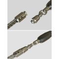 NEVERTOOLATE jump rope similar function fast lock system skipping rope 3x 4mm 6mm 8mm TPU steel cord set with EVA case. 