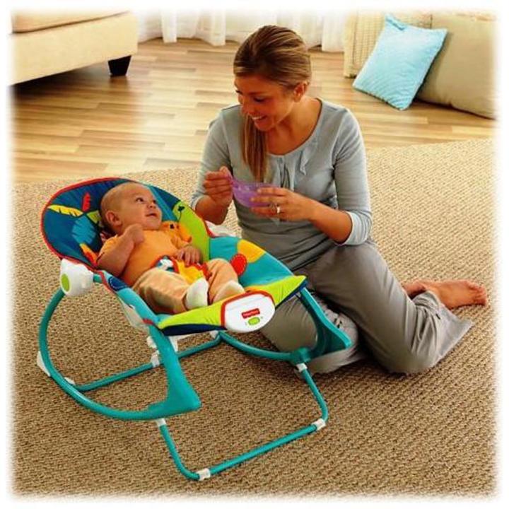 Baby Bouncer Swing Chair Rocker with Musical & Vibration Functions