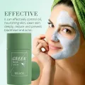 Green Tea Mask Stick Remove Blackhead Acne Dark Spot Face Deep Clean Purifying Clay Shrink Pore Oil Control Fine Korean SkinCare BruberryBeE. 