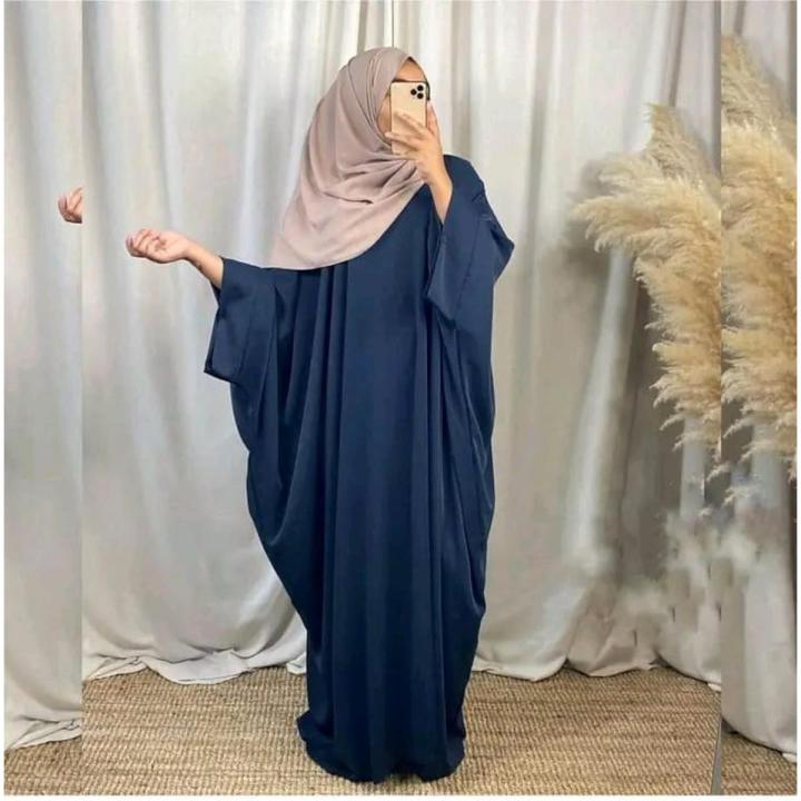 Dubai Kaftan Arabian Abaya Burkha Without Hijab Dubai Cherry Georgette Borkha For Women Borkha Daraz .bd