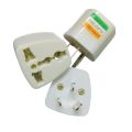 Electric 3 Flat Pin To 3 Pin Socket Converter AC 240V Australian Male Plug To Portable Travel 3 Pin Multiplug Socket Converter For Electrical Devices. Universal Travel Adapter Plug - Compact and Versatile Power Solution for International Travel. 