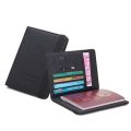 Elastic Band Leather Passport Cover Blocking For Cards Travel Passport Holder Wallet. - Passport Cover - Passport Cover. 