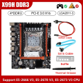 X99H Desktop Motherboard+Thermal Grease LGA2011-V3 B85 Chip DDR3X4 ECC Slot M.2 NVME PCI-E 3.0 X16 SATA3.0, Easy to Use Durable. 