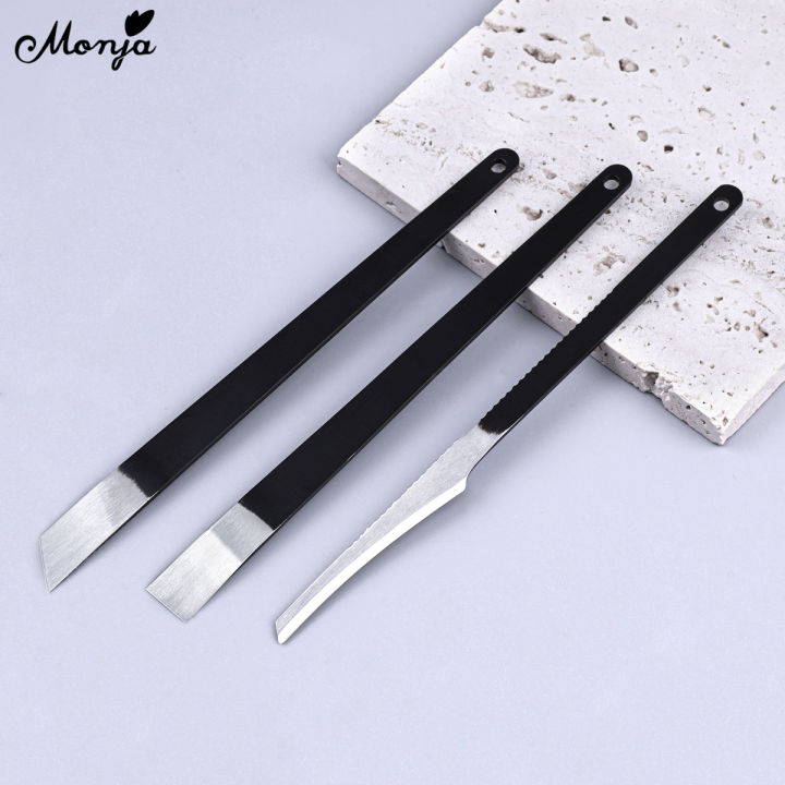 Monja%203pc%20Pedicure%20Cuticle%20Pusher%20Foot%20Dead%20Skin%20Remover%20Scraper%20Paronychia%20Exfoliating%20Knife%20Cutters%20Ingrown%20Toe%20Nail%20Care%20Manicure%20Tools%20-%20Image%207