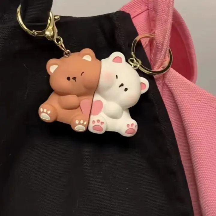 1/2Pcs%20Korean%20Cute%20Cartoon%20Bear%20Magnetic%20Keychain%20Creative%20Cute%20Kawaii%20Pendant%20Girl%20Best%20Friend%20Couple%20Gift%20-%20Image%208
