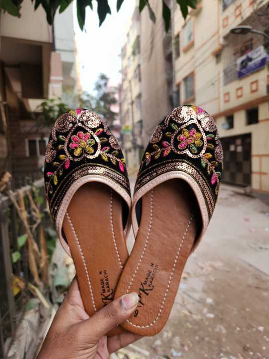 Girls exclusive Eid collection nagra shoes