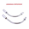 Bicycle Break Pipe Alloy 110 Degrees Bend Wire Guide Pipe Hose Js Cycling Supplies for Mountain Bike V Brake Noodles Cable Reduce Friction Brake Line 2 pcs. 