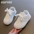 Childrens Fashion Hot Style Small White Shoes Soft Soled Sneakers Kids Spring Autumn New Breathable Casual Trendy Running Shoes.