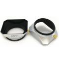 Square Lens Hood for Sony Fujifilm Olympus Mirrorless Camera Lenses DV Camcorders 37 39 40.5 43 46 49 52 55 58 mm. 
